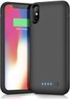 Black Battery Case For iPhone X / XS 6500mAh